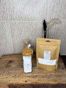 تصویر وانیل - شیشه ای درب چوبی 