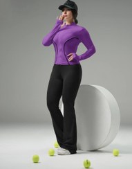 تصویر ست ورزشی زنانه سه تکه (سوییشرت و تیشرت و لگ ) 