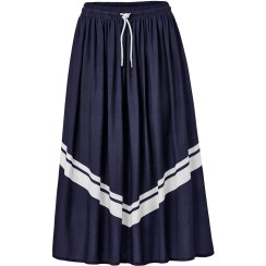 تصویر دامن سرمه ای اسپرت زنانه چیبو 