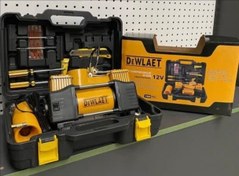 تصویر کمپرسور پمپ فندکی دو سیلندر دیوالت DEWALT 