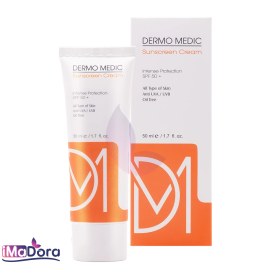 تصویر کرم ضد آفتاب بی رنگ با DERMO MEDIC SPF50 Dermo Medic Colorless Sunscreen Cream SPF50