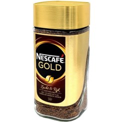 تصویر قهوه فوری نسکافه گلد(شیشه) 200 گرمی Nescafe gold coffee 200 gr