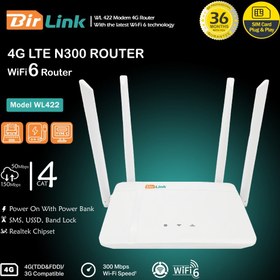 تصویر مودم روتر بی سیم 4G LTE بیر لینک مدل WL422 