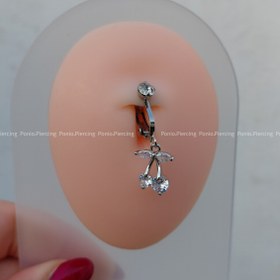 تصویر پیرسینگ ناف فیک 