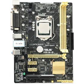 تصویر مادربرد استوک ايسوس مدل H81M-C ASUS H81M-C Motherboard