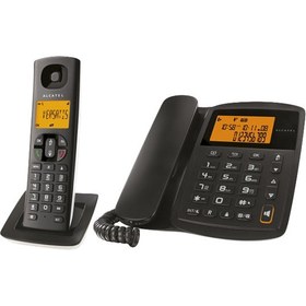 تصویر Alcatel E100 Combo CordlessPhone ا تلفن بی سیم آلکاتل مدل E100 Combo تلفن بی سیم آلکاتل مدل E100 Combo