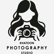 تصویر لوگو عکاسی طرح دختر عکاس 