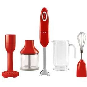 تصویر گوشت کوب ۴ کاره اسمگ رنگ سفید HBF22WHEU Smeg Hand Blender With Accessories, HBF22WHEU