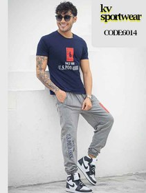 تصویر ست تیشرت شلوار اسپرت مردانه Polo کد 001 Polo mens sports pants t shirt set code 001