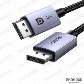 تصویر کابل DisplayPort 2.1 Male یوگرین Ugrren DP118 