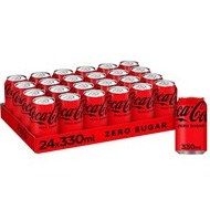 تصویر نوشابه آلمانی کوکاکولا زیرو (بدون قند) CocaCola Zero Sugar بسته 24 عددی 