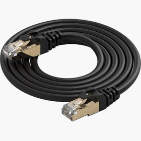 تصویر کابل شبکه CAT7 اوریکو مدل PUG-C7 طول 8 متر Orico PUG-C7 CAT7 Gigabit Ethernet Cable 8M