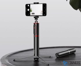 تصویر مونوپاد و سه پایه مونوپاد بیسوس ZPBL000002 ا Baseus ZPBL000002 Traveler Bluetooth Tripod Selfie Stick Baseus ZPBL000002 Traveler Bluetooth Tripod Selfie Stick