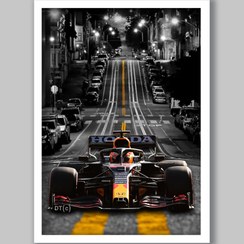 تصویر تابلو فرمول یک مکس ورشتپن 