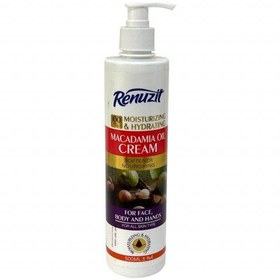 تصویر کرم پمپی رینوزیت (Renuzit) مدل Macadamia Oil حجم 500 میلی لیتر Renuzit pump cream Macadamia Oil model 500 ml