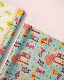 تصویر 3 برگ کاغذ کادو لینن – 1097 