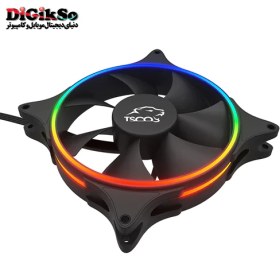 تصویر فن کیس گیمینگ (بسته 3 عددی) تسکو TSCO مدل GFAN 330 Tesco gaming fan case TSCO model GFAN 330