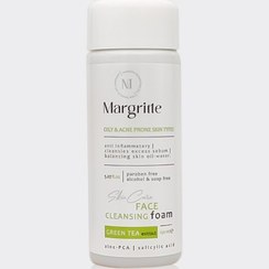 تصویر فوم شستشو ضد جوش مارگریت Margritte Green Tea Cleansing Foam 150ml 