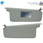 تصویر آفتابگیر پژو ۴۰۵ طوسی چپ و راست 