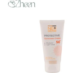 تصویر کرم ضد آفتاب رنگی نئودرم مدل Protective با SPF50 مناسب پوست نرمال و خشک 50 میل 