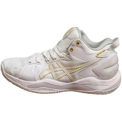تصویر کتانی والیبال اسیکس مردانه طرح اصلی Asics Gelburst 26 White White 