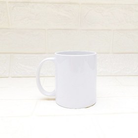 تصویر ماگ سفید ساده درجه ۱ 