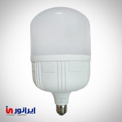 تصویر لامپ ال ای دی 40 وات پی جی تی مدل استوانه پایه E27 40 watt PGT LED lamp, cylinder model, E27 base