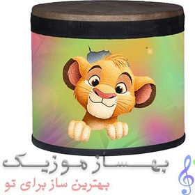 تصویر طبلک کودک طرح سیمبا 