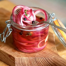 تصویر پیاز تخمیری یک کیلویی Fermented Onion