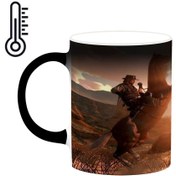 تصویر ماگ حرارتی گردو چاپ مدل بازی رد دد Red Dead Redemption کد mgh30094 