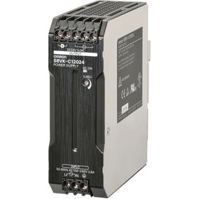 تصویر منبع تغذیه تابلویی ۲۴ ولت 5 آمپر امرن Omron مدل S8VK-C12024 (120 W) Switch Mode Power Supply Omron 24V S8VK-C12024 (120 W)