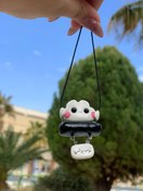 تصویر آویز جلو ماشین ابرک ۱ - ساده 