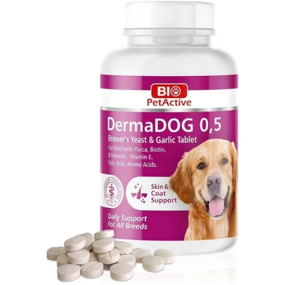 خرید و قیمت قرص مکمل ضد ریزش موی سگ بایوپت اکتیو مدل Derma dog | ترب