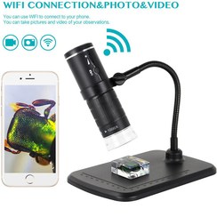 تصویر میکروسکوپ دیجیتال 1000X Wifi Digital Microscope 