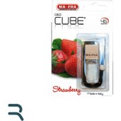 تصویر خوشبو کننده آویز خودرو مفرا با رایحه توت فرنگی حجم 5 میلی لیتری Mafra Deo Cube Strawberry 