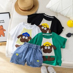 تصویر تیشرت شلوارک ببعی بچگانه 