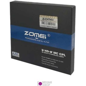 تصویر فیلتر لنز پلاریزه Zomei U-HD Slim MC CPL 82mm 