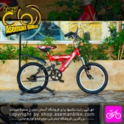 تصویر دوچرخه کارکرده دست دوم بچه گانه تی پی تی مدل سوات سایز 16 رنگ قرمز TPT Kids Bicycle Swat Size 16 Red 