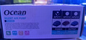 تصویر پمپ هوا دو خروجی آکواریوم Ocean AP211 