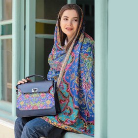 تصویر ست کیف و شال زنانه پیچک کد 13 Women Bag and Shawl Set Code 13