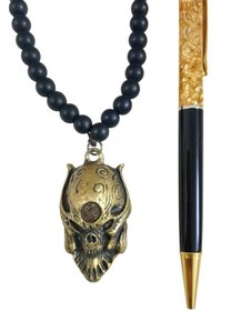 تصویر گردنبند طرح اسکلت 