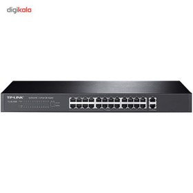 تصویر سوئیچ 24 پورت تی پی لینک مدل اس ال 1226 ا TL-SL1226 24-Port 10/100Mbps + 2-Port Gigabit Rackmount Switch TL-SL1226 24-Port 10/100Mbps + 2-Port Gigabit Rackmount Switch