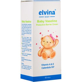 تصویر وازلین کودک 50 میل الوینا Elvina Baby Vaseline