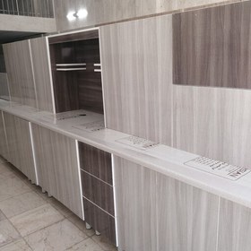 تصویر کابینت آماده تمام MDF ام دی اف درجه یک رنگی 