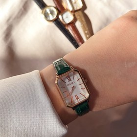 تصویر ساعت بند چرم 