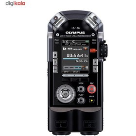 تصویر ضبط کننده دیجیتالی صدا الیمپوس مدل LS-100 ا Olympus LS-100 Digital Voice Recorder Olympus LS-100 Digital Voice Recorder