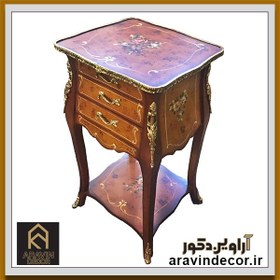 تصویر گل میز چوبی آریو 