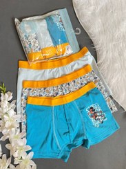 تصویر پک 3 عددی شورت پادار پسرانه کوزا Koza