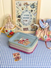 تصویر سینی فلزی نقلی 