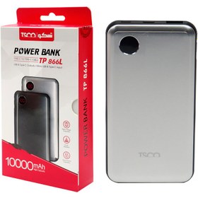 تصویر شارژر همراه تسکو مدل TP 866L ظرفیت 10000 میلی آمپر ساعت TSCO TP 866L 10000mAh Powerbank